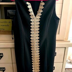 Pappagallo Elegant Black Sleeveless Midi Dress NWT